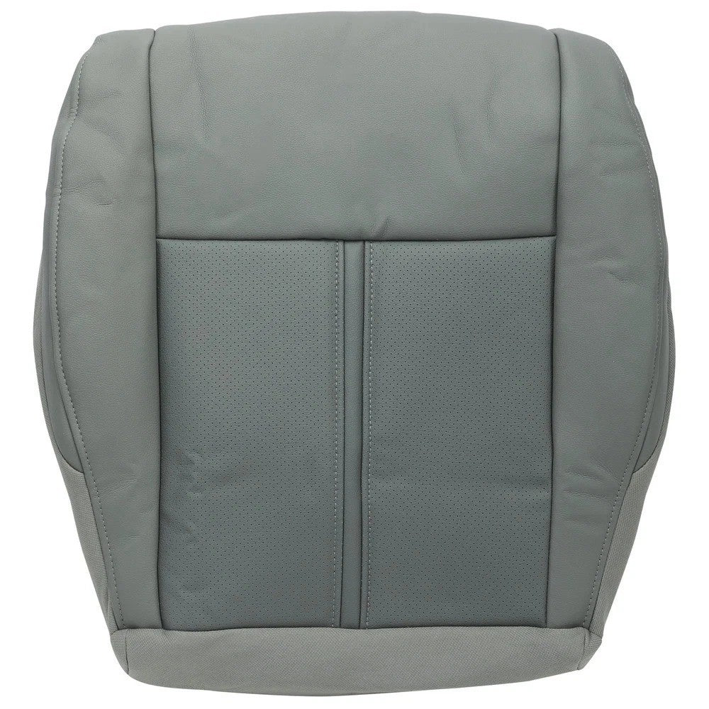 HECASA For 05-07 Jeep Grand Cherokee Front Seat Cover Driver Bottom 2-Tone Gray