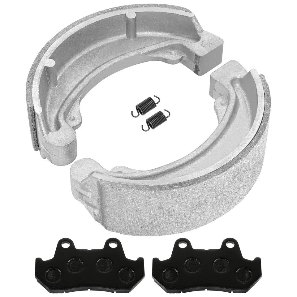 Front Brake Pads & Rear Brake Shoes for Honda CB400T Hawk 400 1980 1981