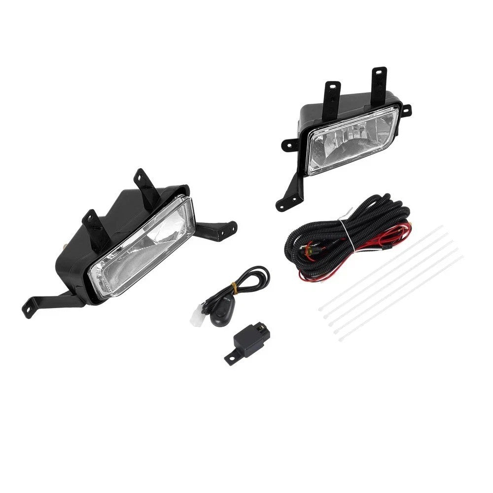 For GMC Yukon XL Suburban 2015-2020 Bumper Fog Lights Driving Lamps W/Bulbs