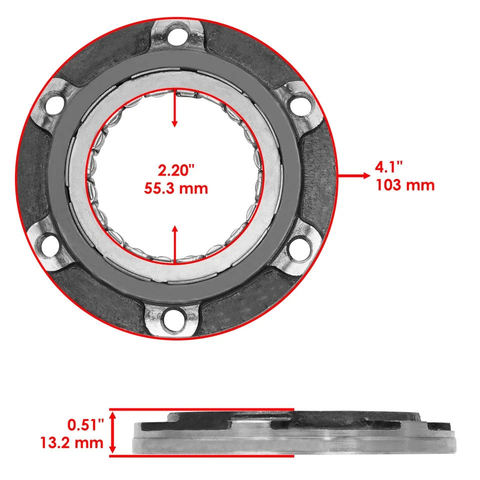 for Kawasaki Brute Force 750 KVF750 4X4I 05-19 Starter Clutch One Way Bearing