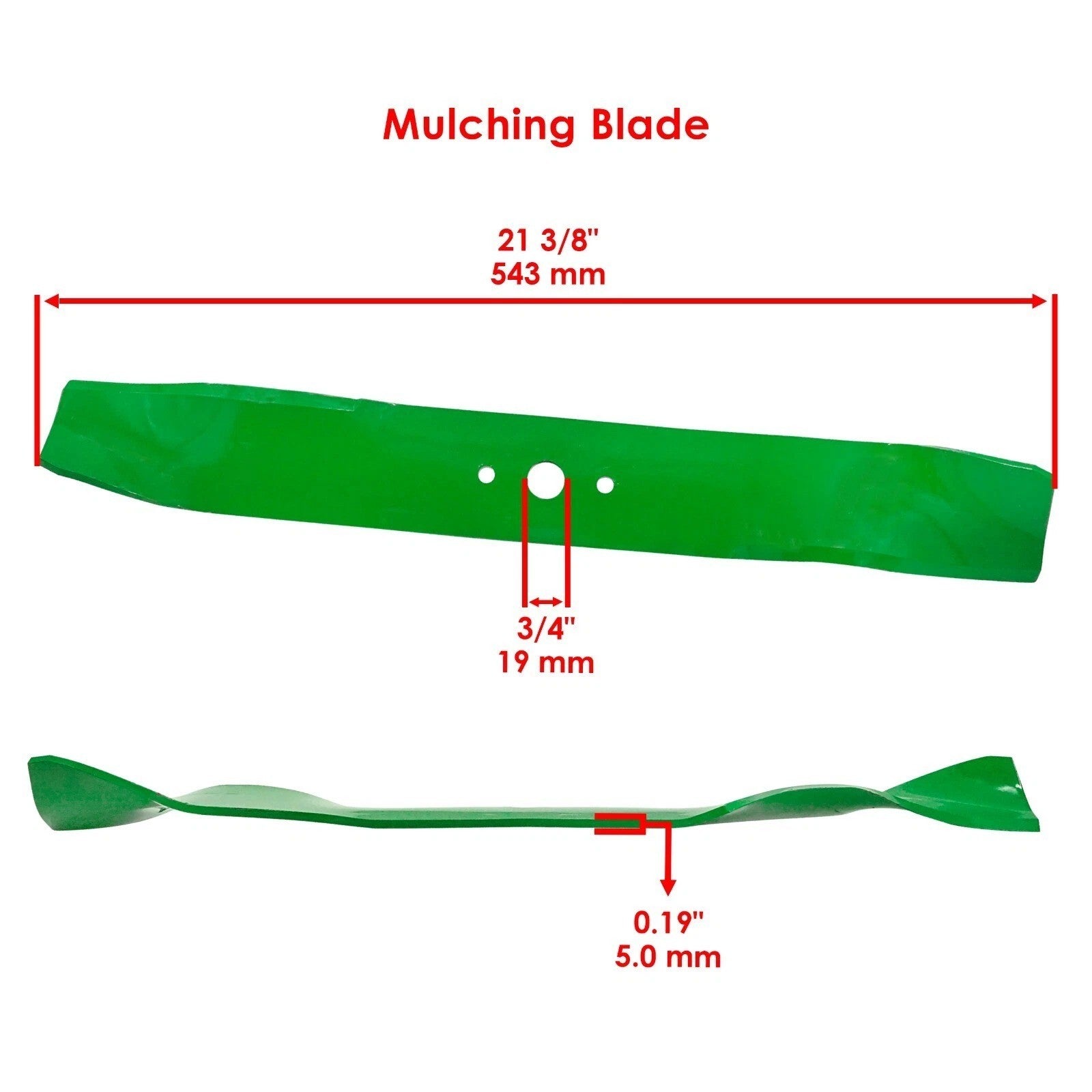 42" Spindle Mulching Blade for Cub Cadet LT1018 LT2042 LT2180 Z42 GT2542 LT1042
