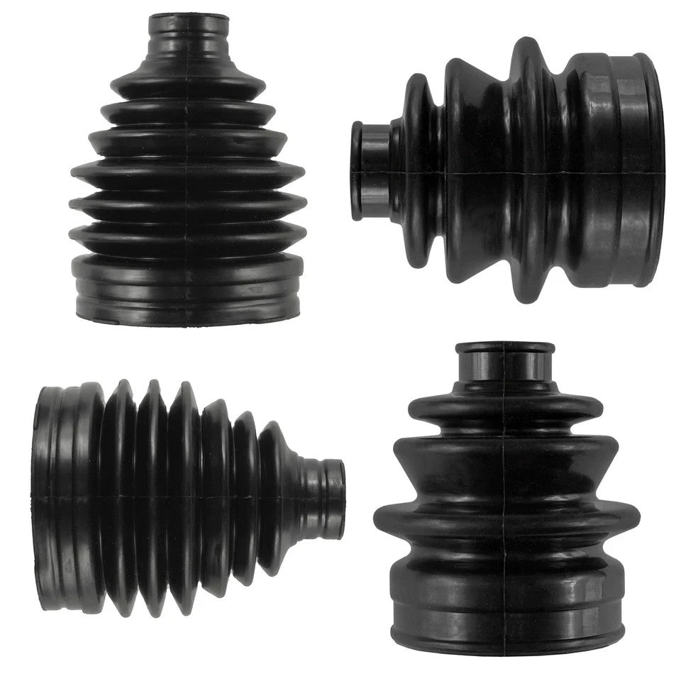 2 Front Axle Outer And Inner CV Boot Kit for Yamaha Grizzly 550 YFM550 4X4 09-14