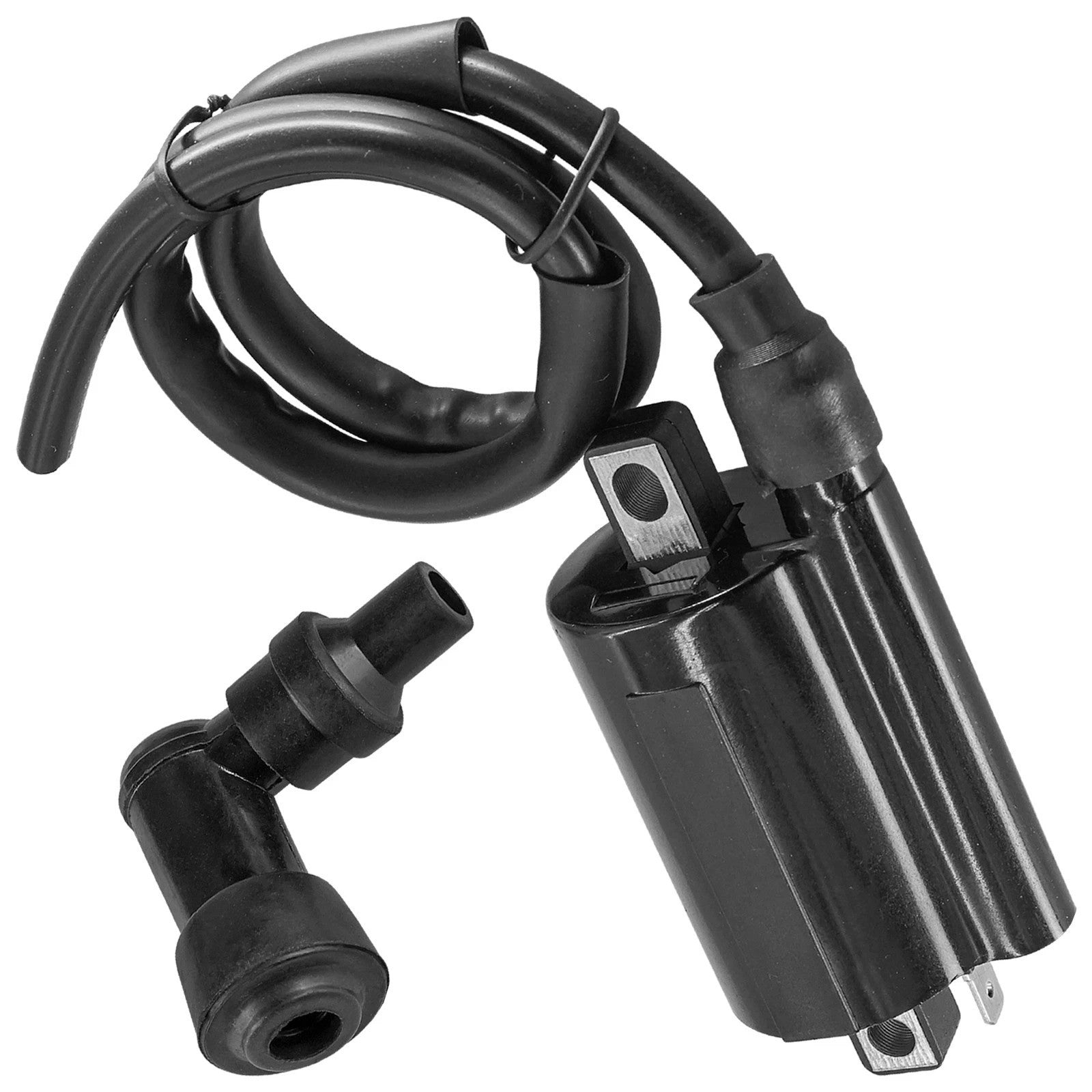 Ignition Coil w/ Spark Plug Boot Cap for Kawasaki KAF620 Mule 4010 Trans 2009-21