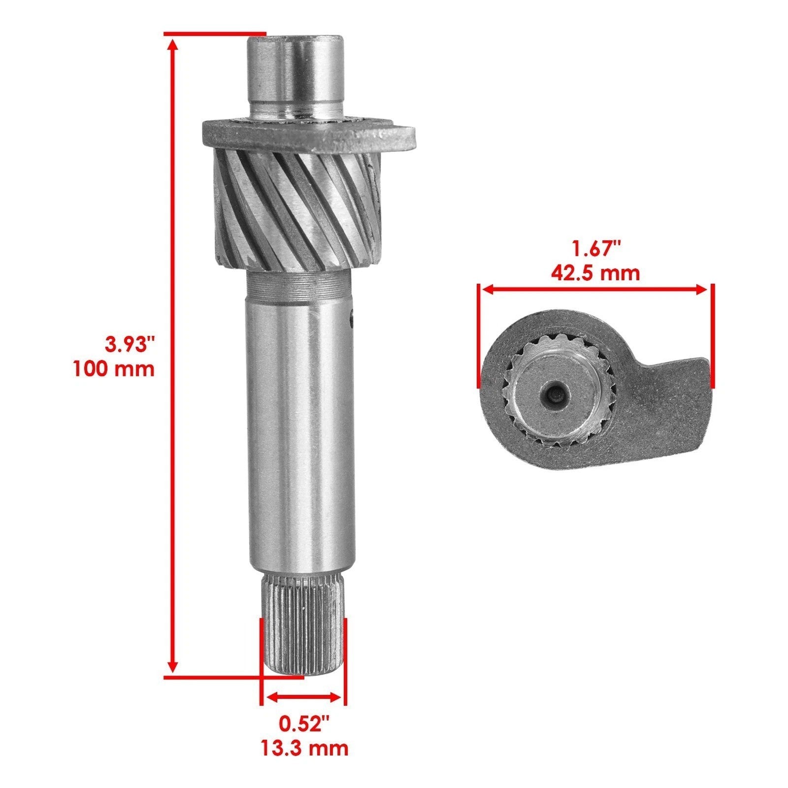 Kick Axel Kickstart Shaft for Yamaha YZ125 YZ 125 1986 1987 1988 1989 1990-2004
