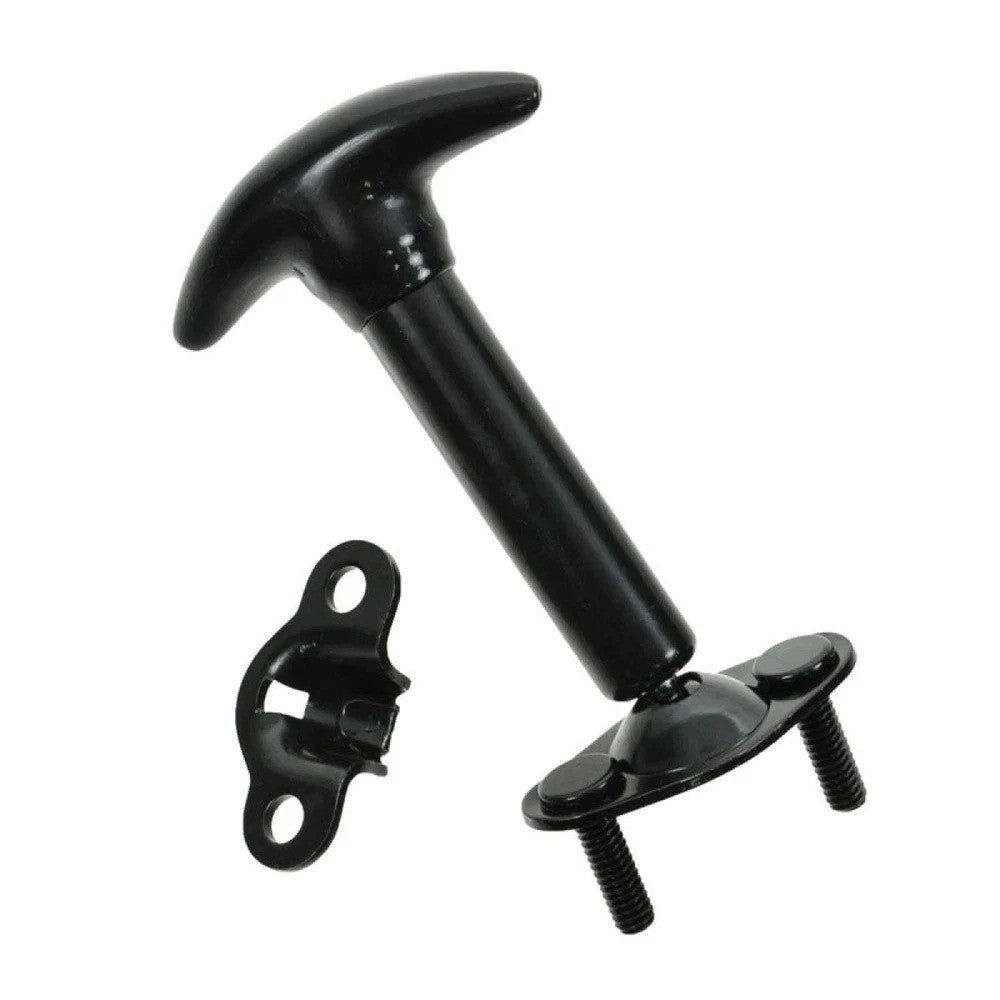 Black Hood Latch & Catch Bracket Pair Set Kit LH & RH for Jeep Wrangler CJ DJ