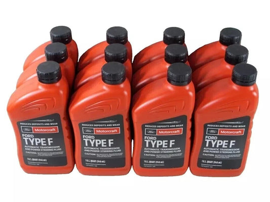 Motorcraft TYPE F Automatic Transmission & PS Fluid XT1Q1F  1 Case (12 Quarts)