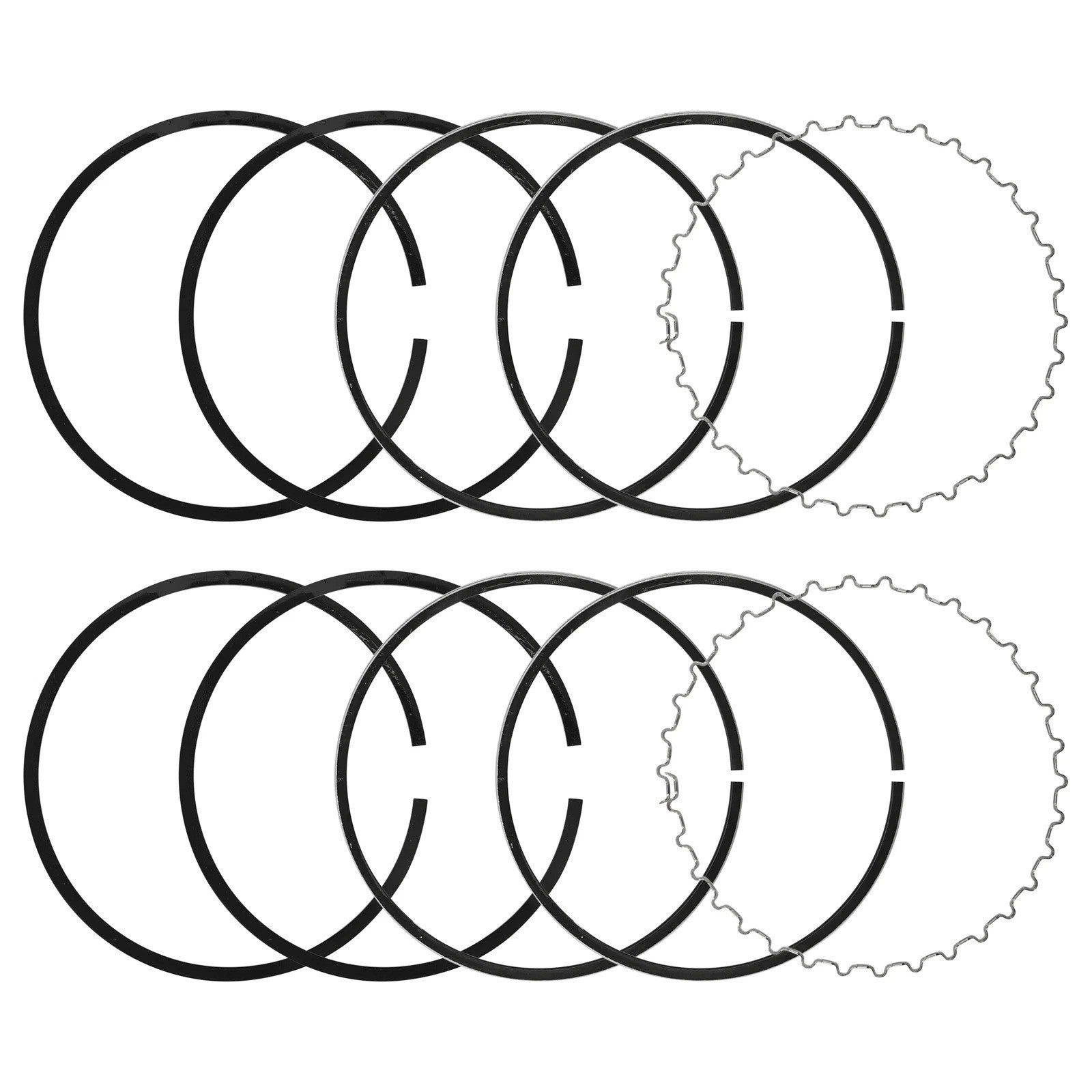 Caltric 13008-6025 Cylinder Piston Rings For Kawasaki