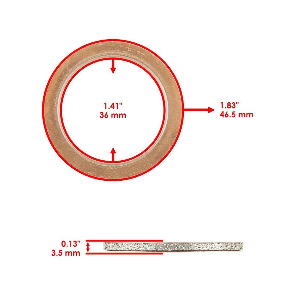 Muffler Exhaust Gasket For Yamaha YFZ450R 2009-2022