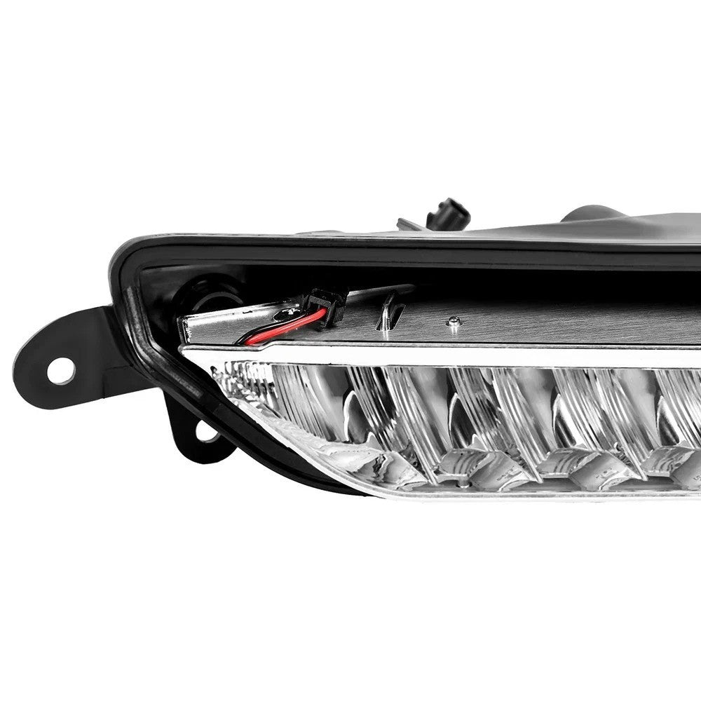 HECASA Clear LED Front Right side Fog DRL Light For Infiniti QX50 2016-2017