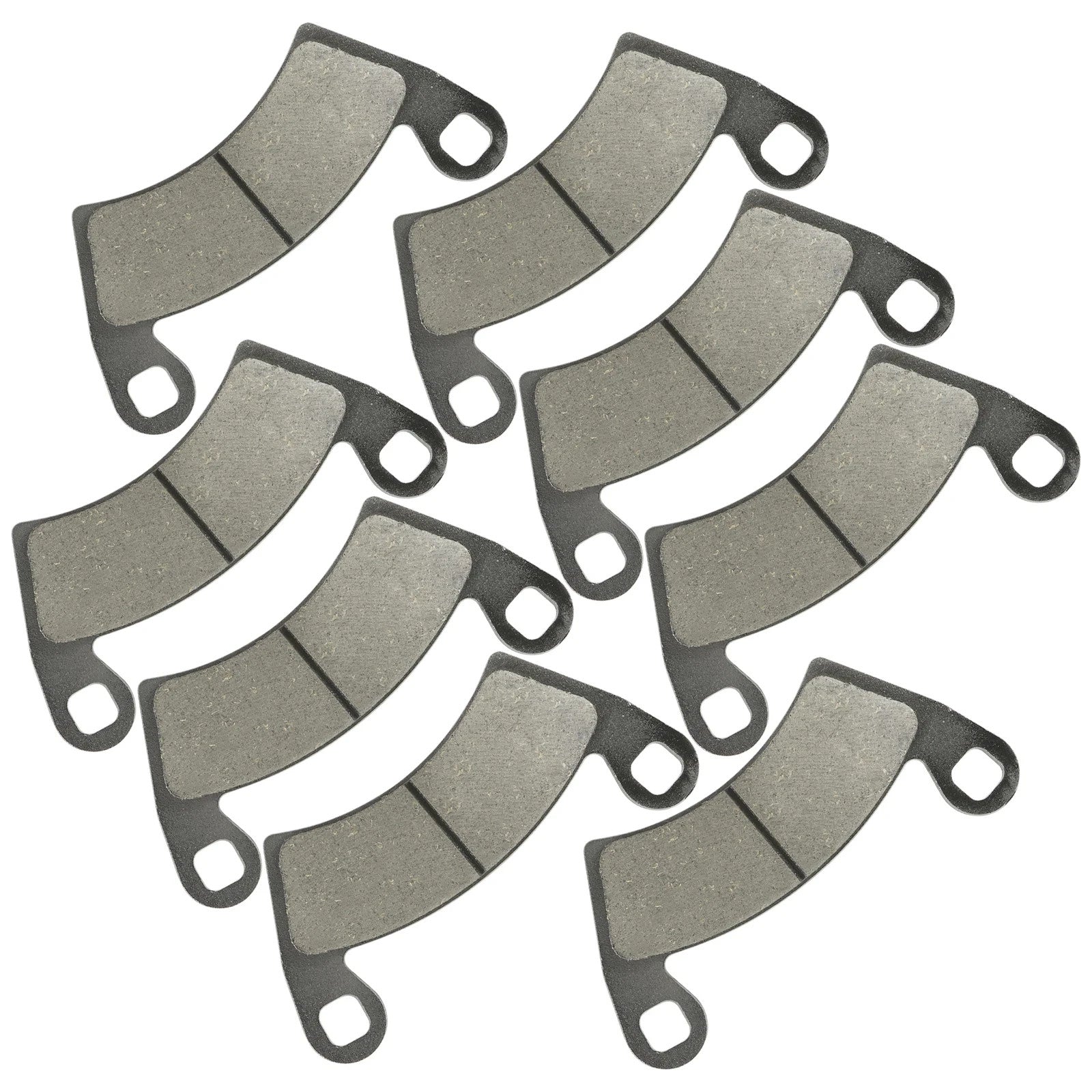 Caltric Front and Rear Brake Pads for Polaris Ranger Crew 900-5 900-6 2015-2017