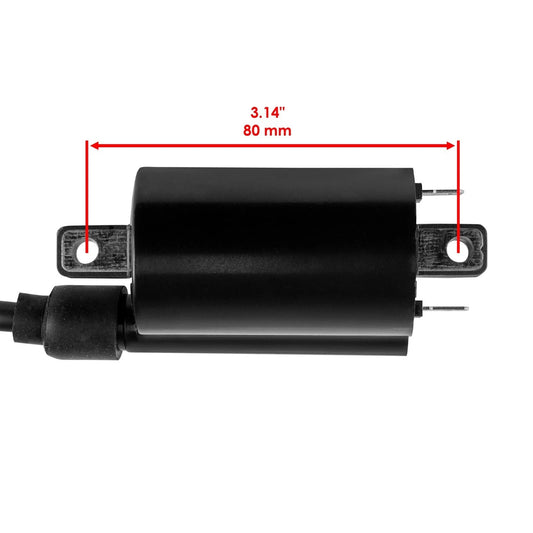 2x Ignition Coil w/ Spark Plug Boot Cap for Kawasaki KAF620 Mule 4000 2009-2021