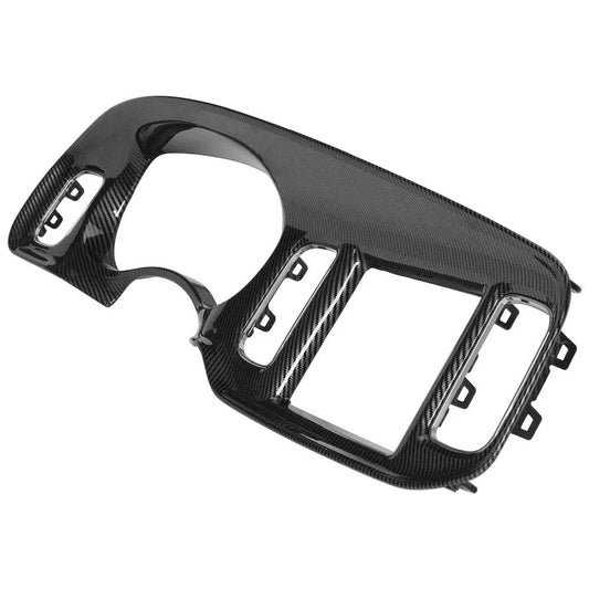 FOR 2011-14 DODGE CHARGER INSTRUMENT DASH PANEL CLUSTER BEZEL Carbon Fiber Style