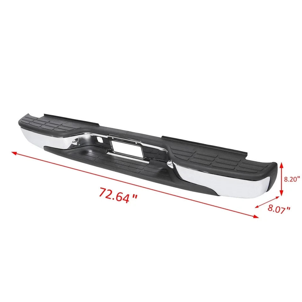 Chrome Rear Step Bumper Chevy Silverado 2500 HD 3500 For 1999-2007 Complete