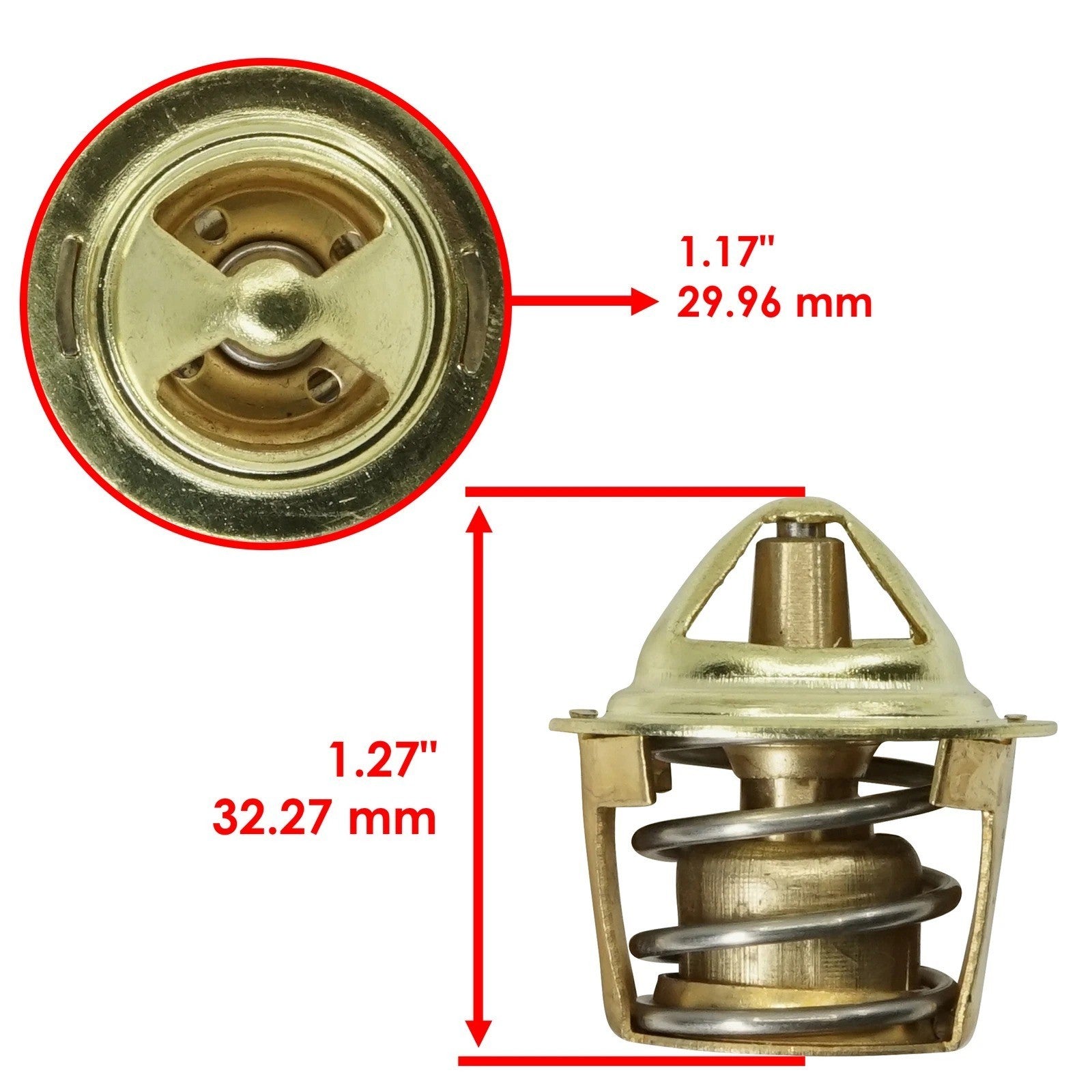 for Polaris Sportsman 500 HO EFI RSE Duse Touring 1996-2013 Thermostat / 3084940