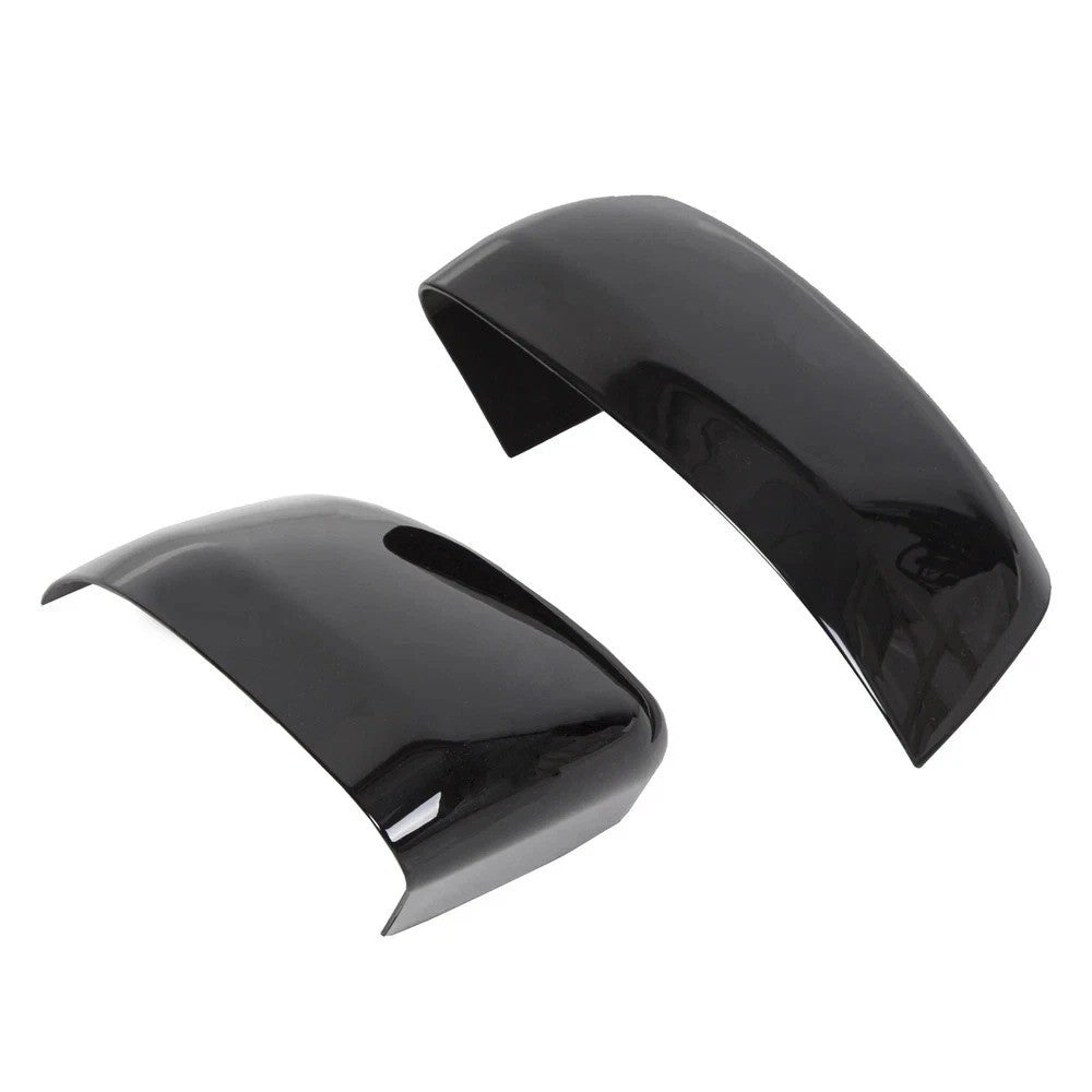 2 Black Mirror Cover +4 Door Handle Covers For Jeep Grand Cherokee Dodge Durango