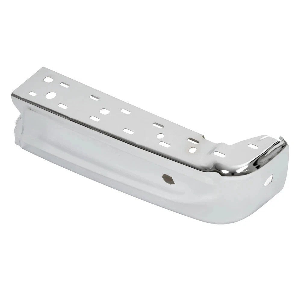 Chrome Rear Bumper End Cap Right W/2 Sensor Holes For 21-23 Ford F-150 Lightning