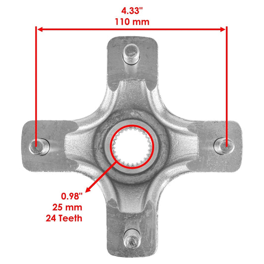 Rear Axle Shaft Wheel Hub Bearing Carrier for Honda TRX400EX Sportrax 400 99-08