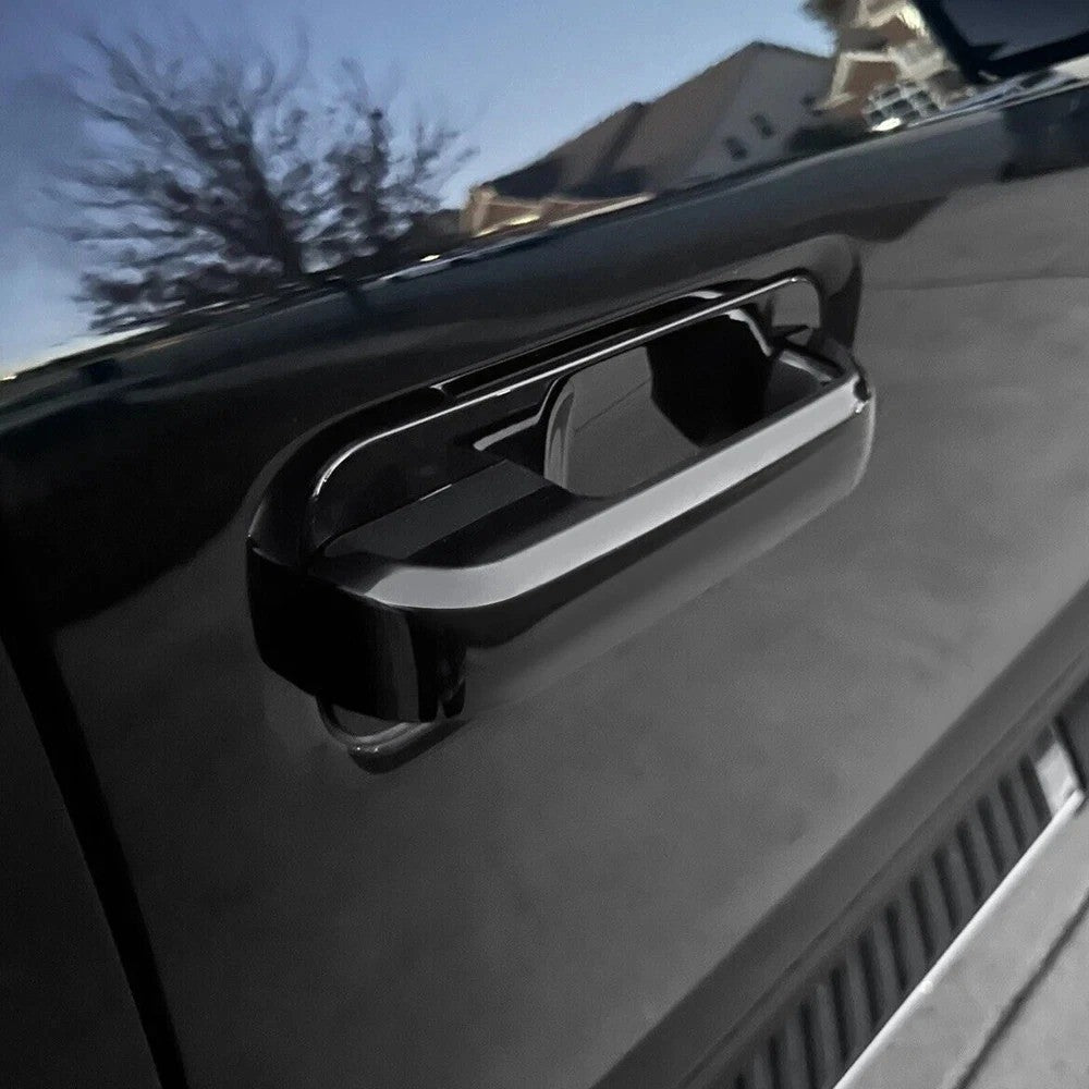 For 2015-2020 Ford F150 F250 F350 Gloss Black Look 4 Door Handle Covers F-150