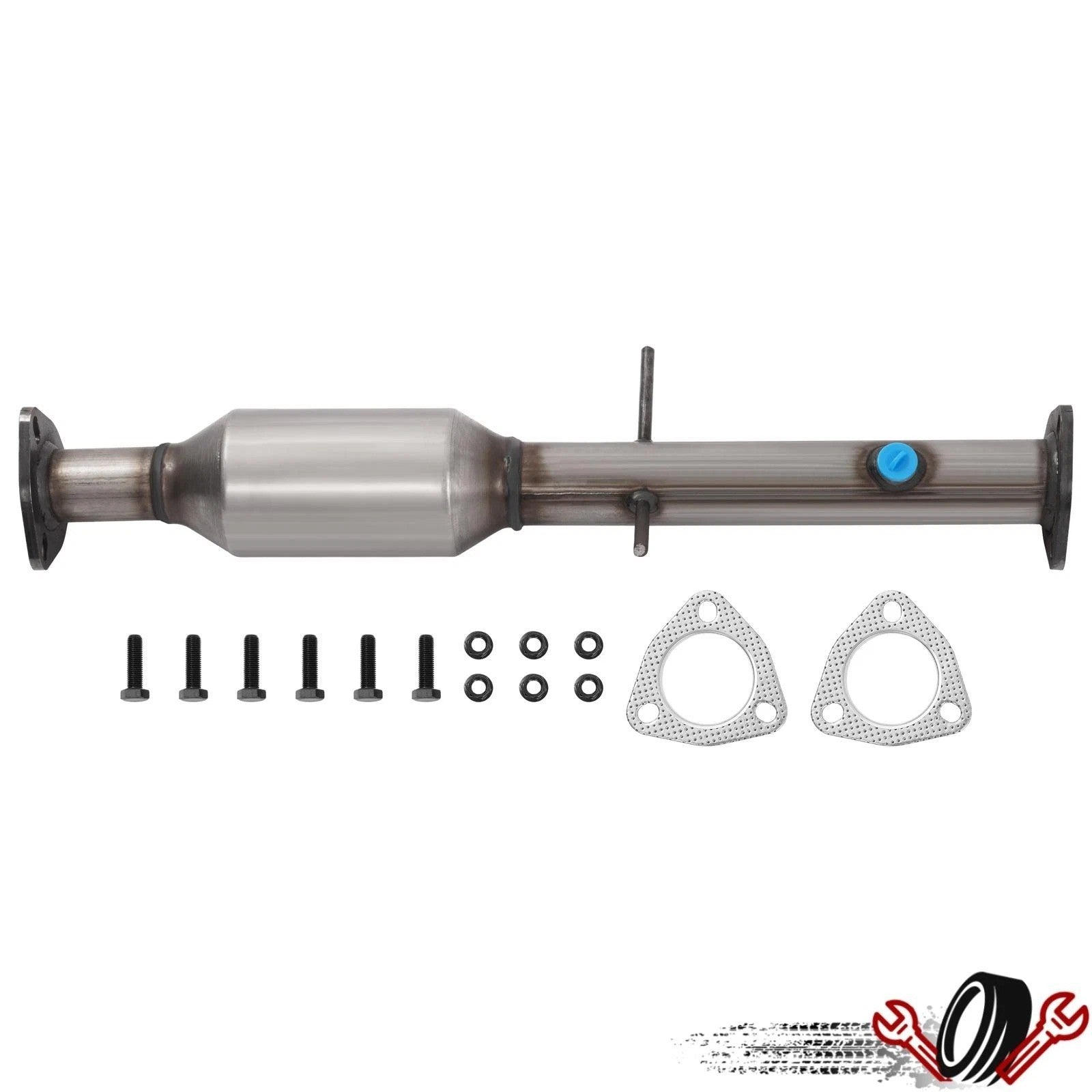 Rear Catalytic Converter Manifold Steel For Chevy S10 GMC Sonoma 1996-2003 2.2L