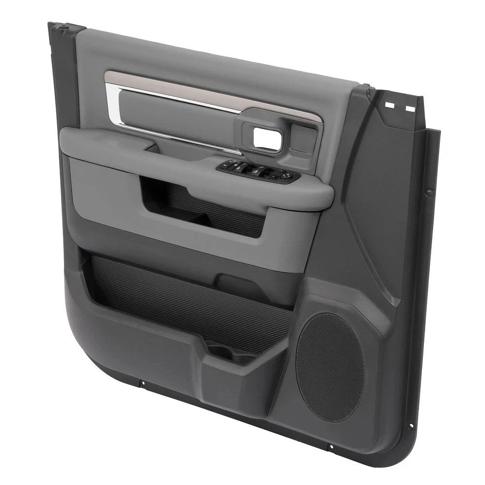 Inner Door Panel For 2013-18 Dodge Ram 1500 2500 3500 Front Left Dark Tin/Gray