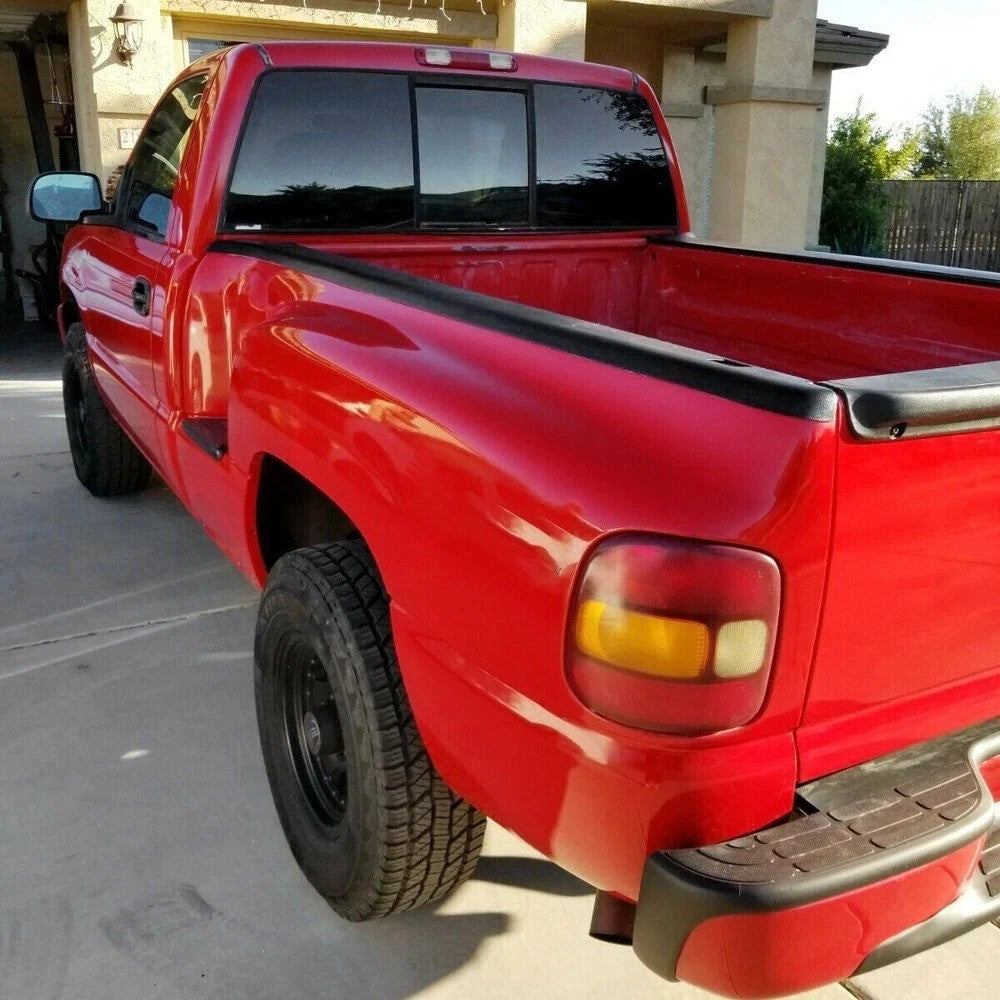 Pair Bed Rail Caps Stepside LH RH for 1999-2005 Chevy Silverado GMC Sierra 1500