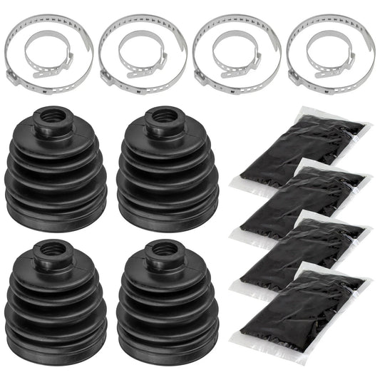 2 Rear Axle Inner and Outer CV Boot Kit for Can-Am Outlander 500 650 800 2006 07