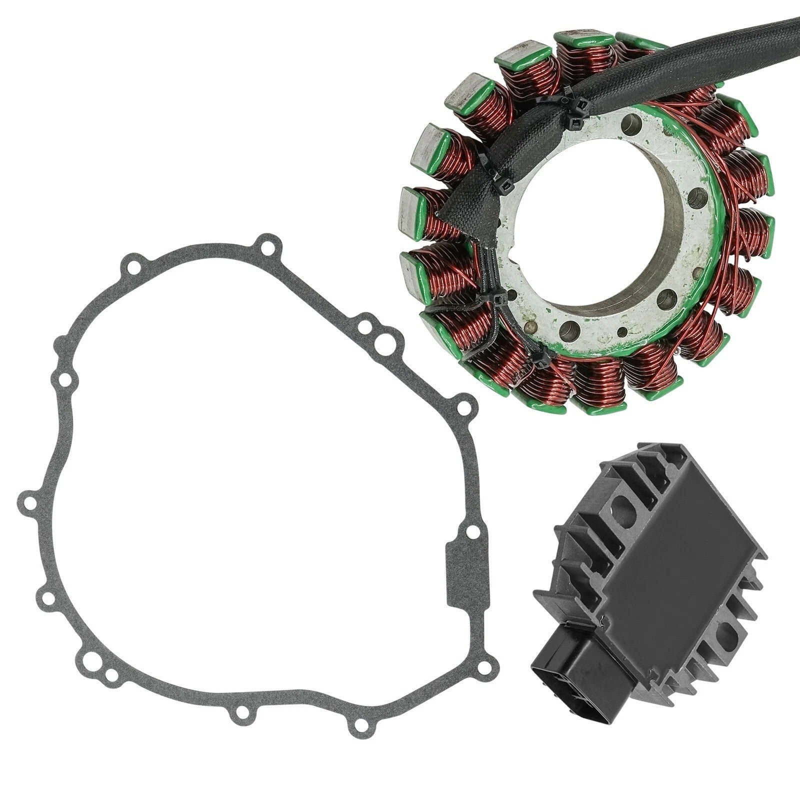 Stator & Regulator Rectifier for Yamaha Grizzly 350 2007-2012 With Gasket