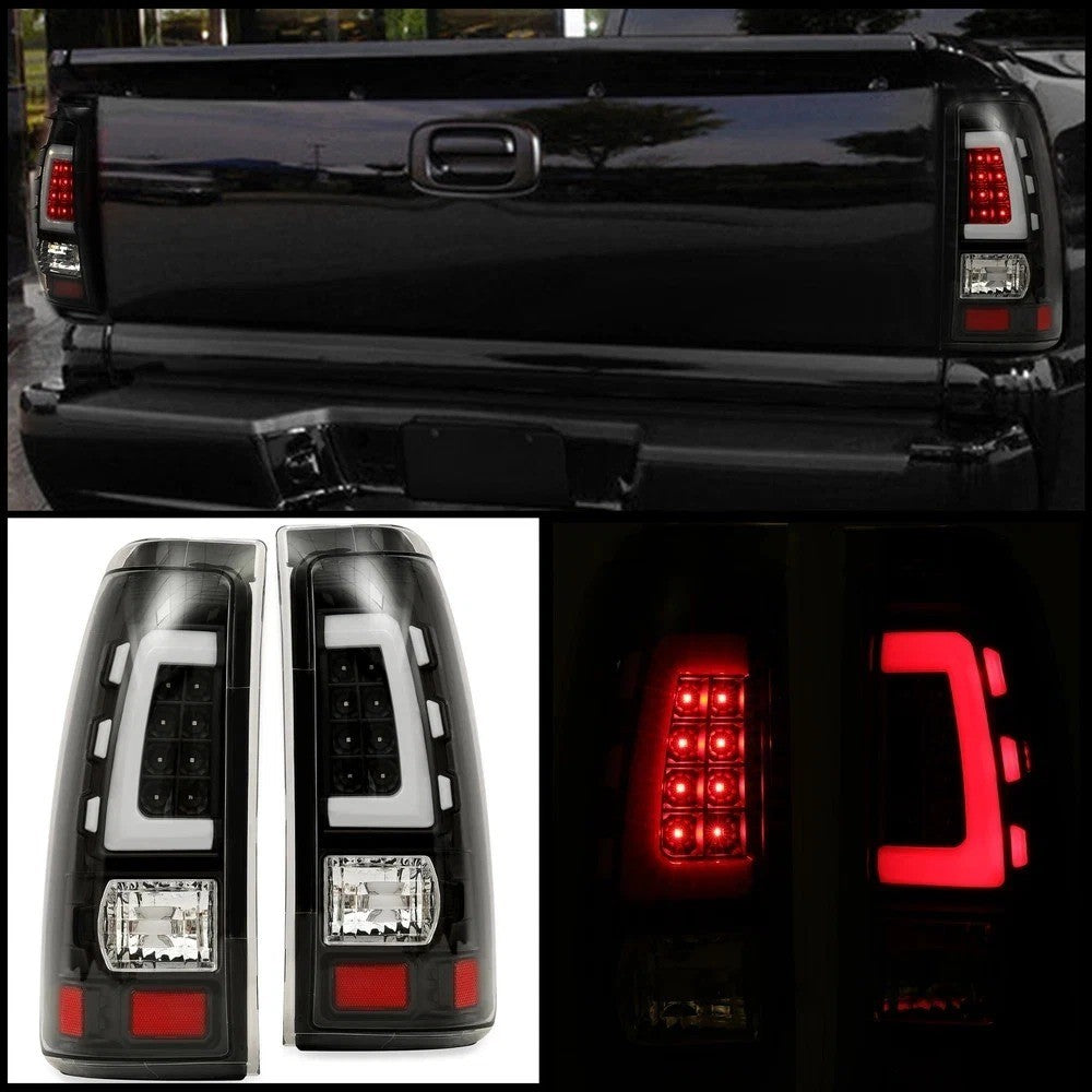 HECASA LED Tail Lights For 99-2006 02 Chevy Silverado GMC Sierra 1500 2500 3500