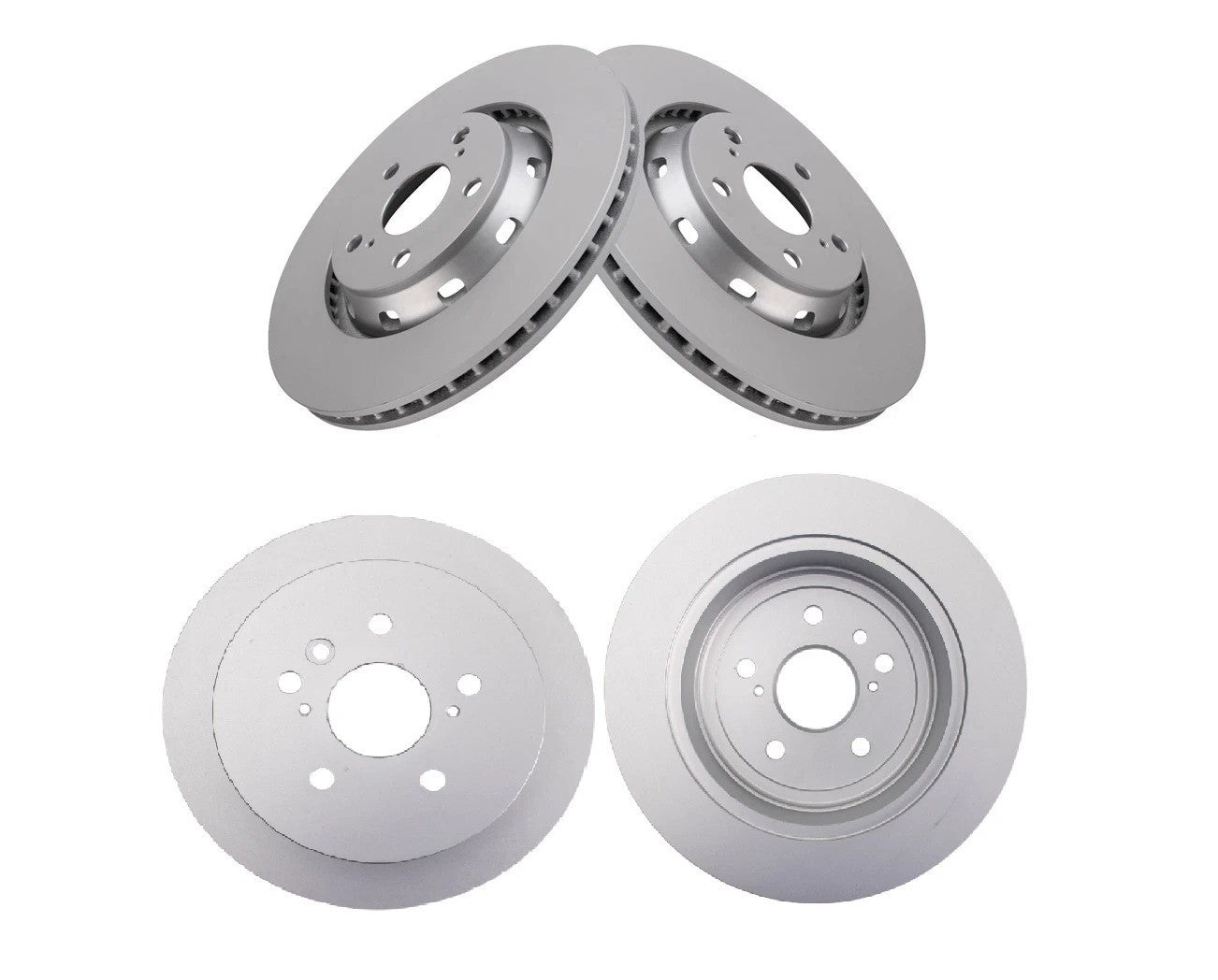 Front and Rear Brake Rotors Set For 2009-2015 Toyota Venza
