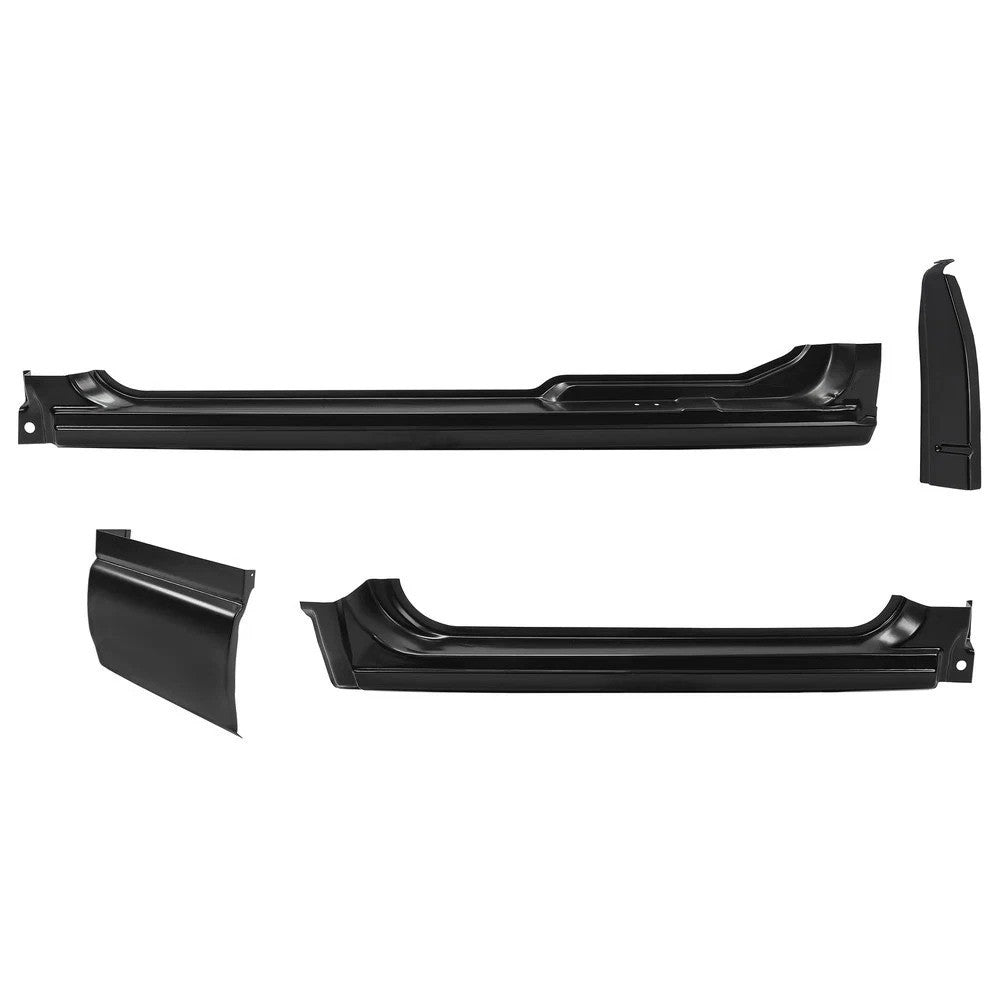 4Pcs Kit Rocker Panels & Cab Corners LH RH For S10 Sonoma Extended Cab 3Dr 94-04