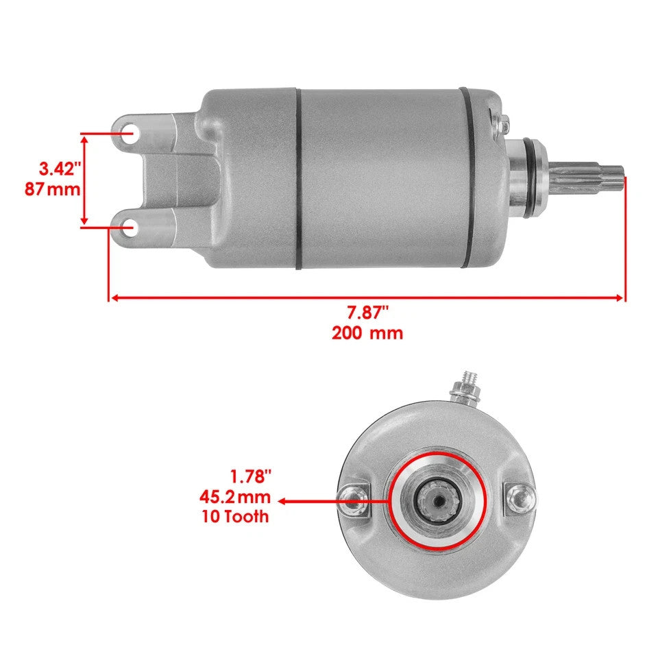 Starter for Honda TRX300EX Sportrax 1993 1994 1995 1996 1997 1998 1999 2000 2001