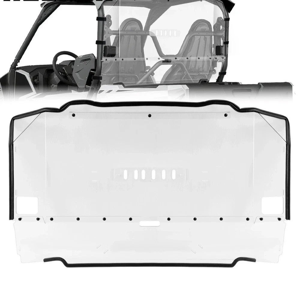 Rear Clear Windshield For 2021-2024 Yamaha Wolverine RMAX2 1000 2 Seat Only X2