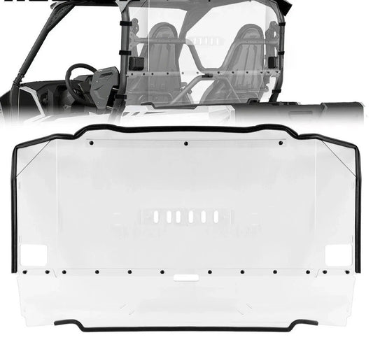 Rear Clear Windshield For 2021-2024 Yamaha Wolverine RMAX2 1000 2 Seat Only X2