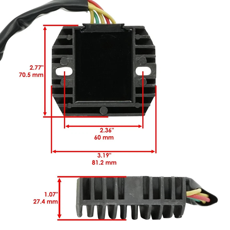 Caltric Stator & Regulator Rectifier For Honda Sportrax 300 TRX300EX 1993-2006