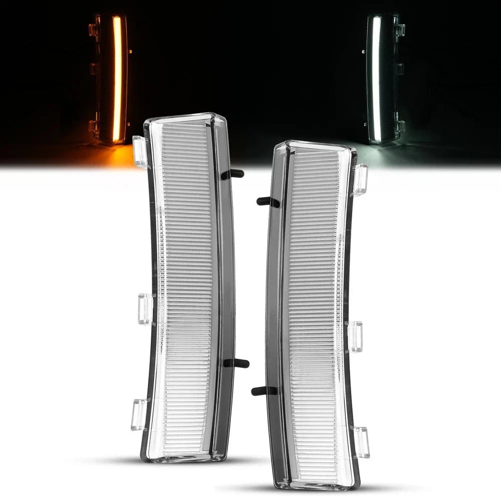 For Nissan 350Z LCI 2006-09 Clear Lens Turn Signal Lights Side Marker Lamps DRL