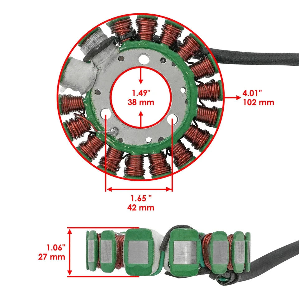 Stator & Cover Gasket for Honda ATC 350 X 1985 1986