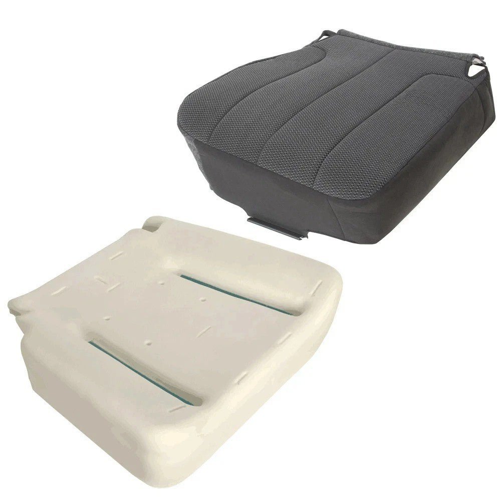 For 2002-2005 Dodge Ram 1500 2500 SLT ST Driver Bottom Seat Cover & Foam Cushion
