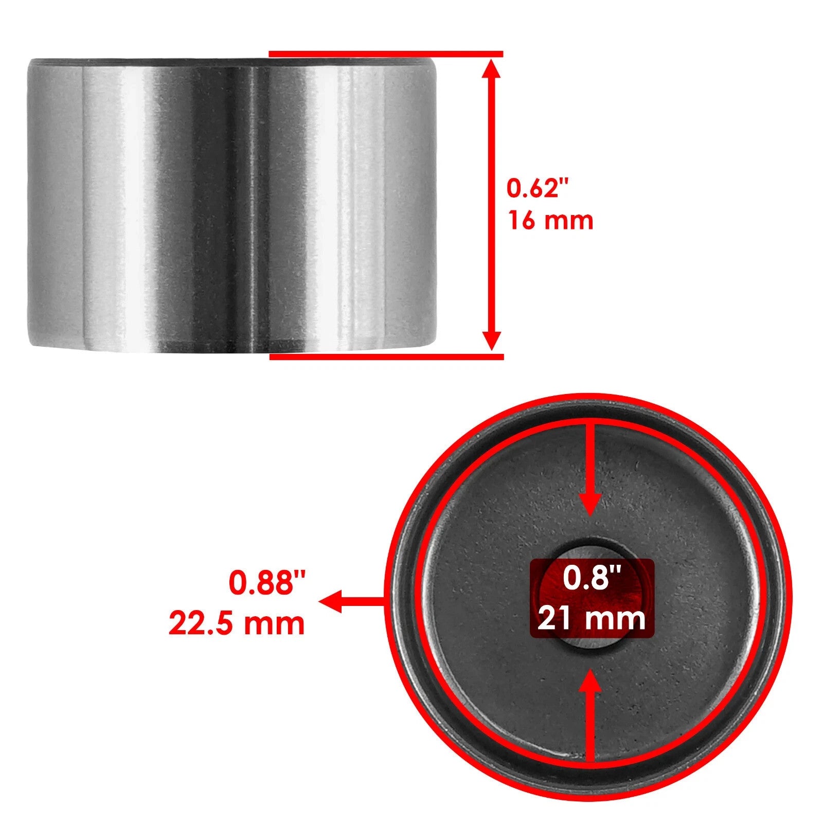 2x Intake Valve Kit For Honda CRF250R 2008 2009 Motorcycle NEW 