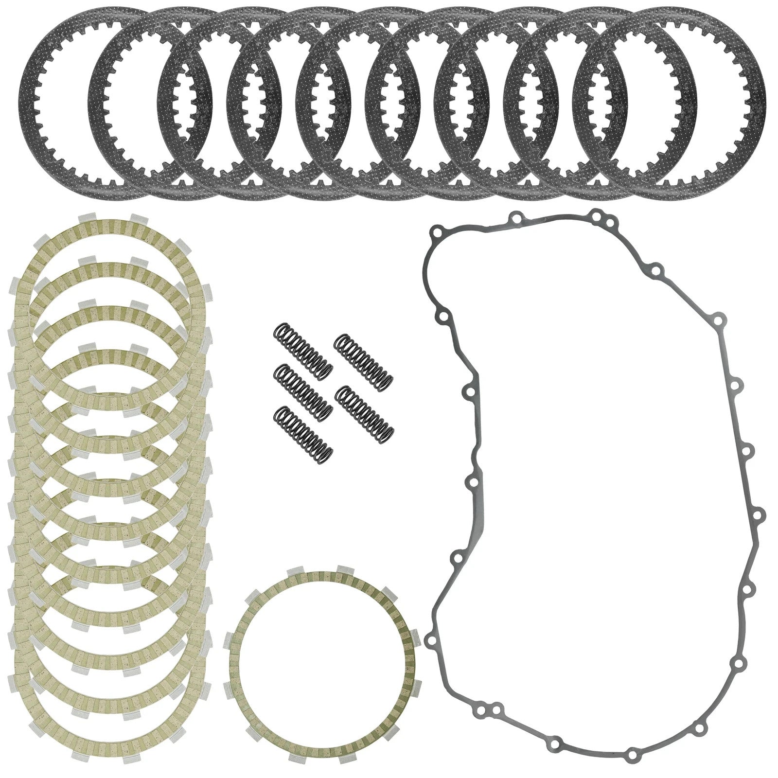Clutch Friction Plates kit for Kawasaki Vulcan 1700 VN1700 Voyager ABS 2010-2023
