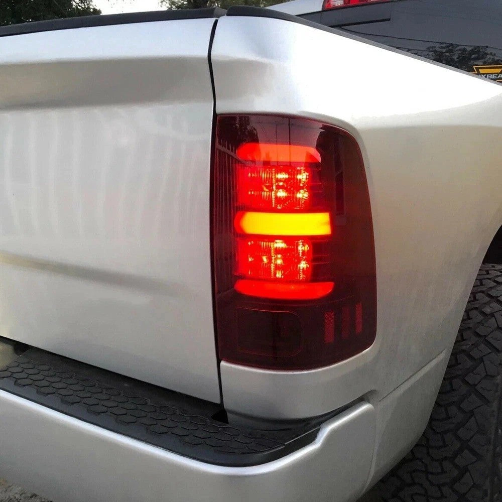 For 2009-2018 Dodge Ram 1500 10-18 Ram 2500 3500 Red LED Tail Lights Lamps