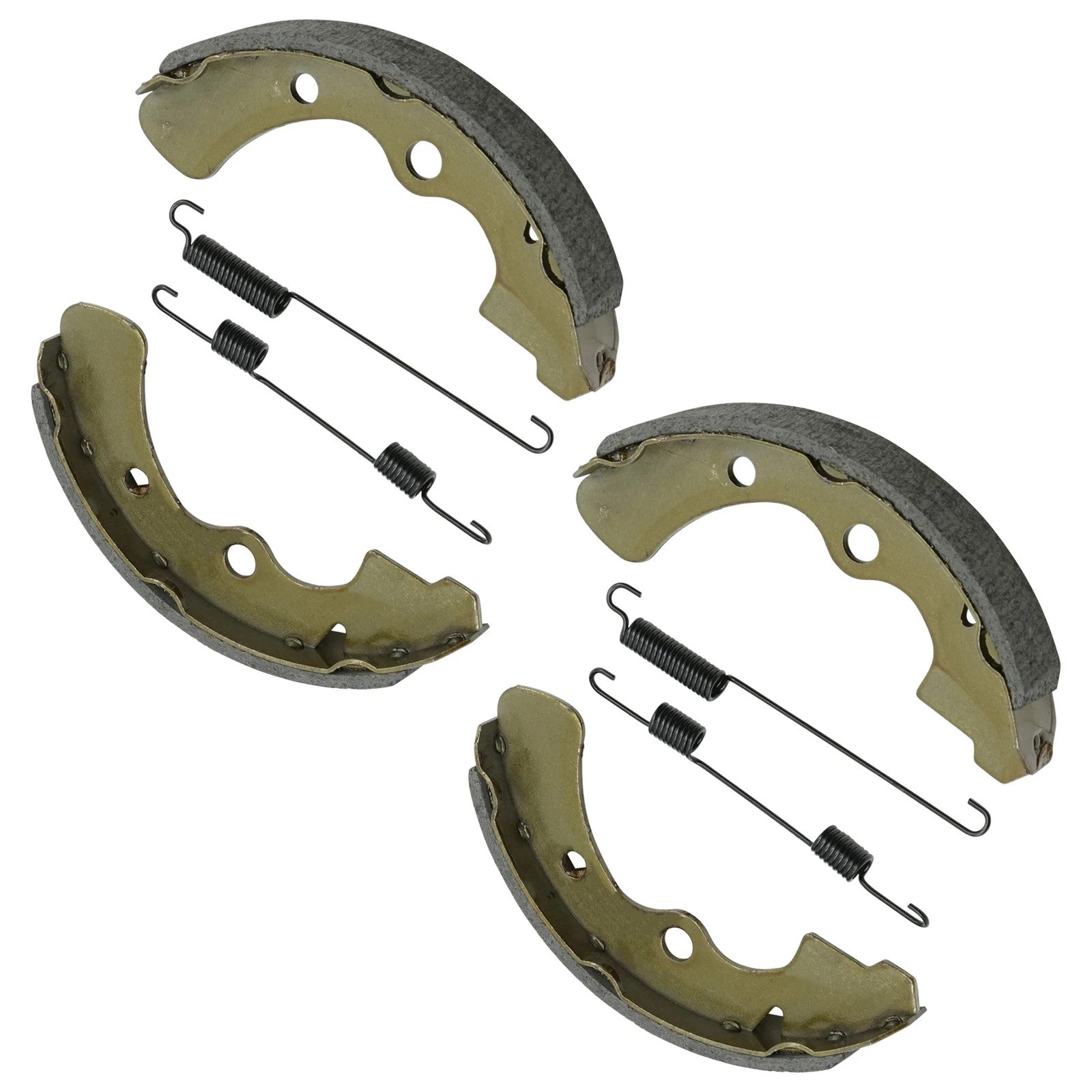2 Front Brake Shoes for Kawasaki Mule 3010 KAF620 1993 2001 2002 2003 2004-2008