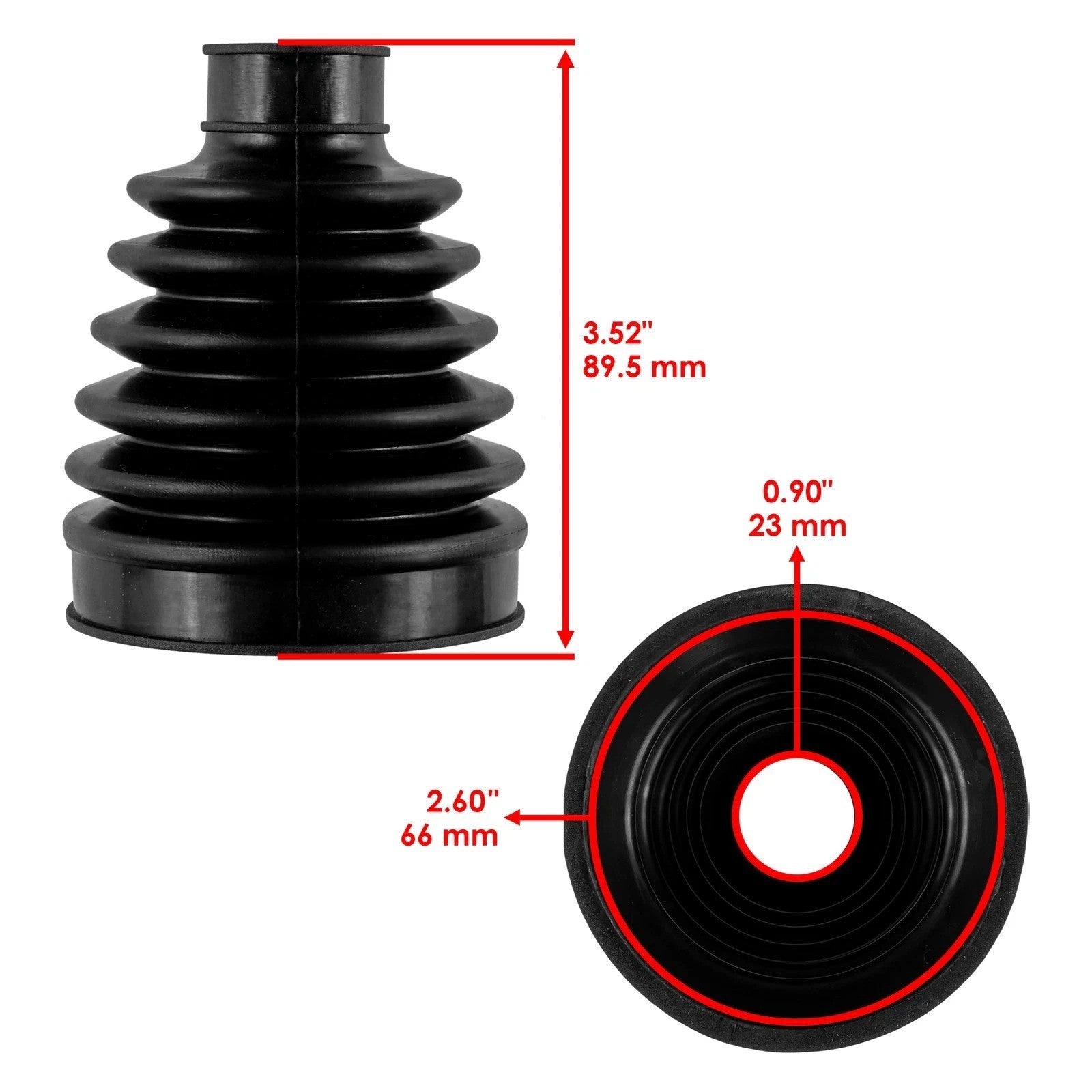 Right & Left Front Axle CV Boot Kit for Honda Pioneer 700 SXS700M2 2014-2016