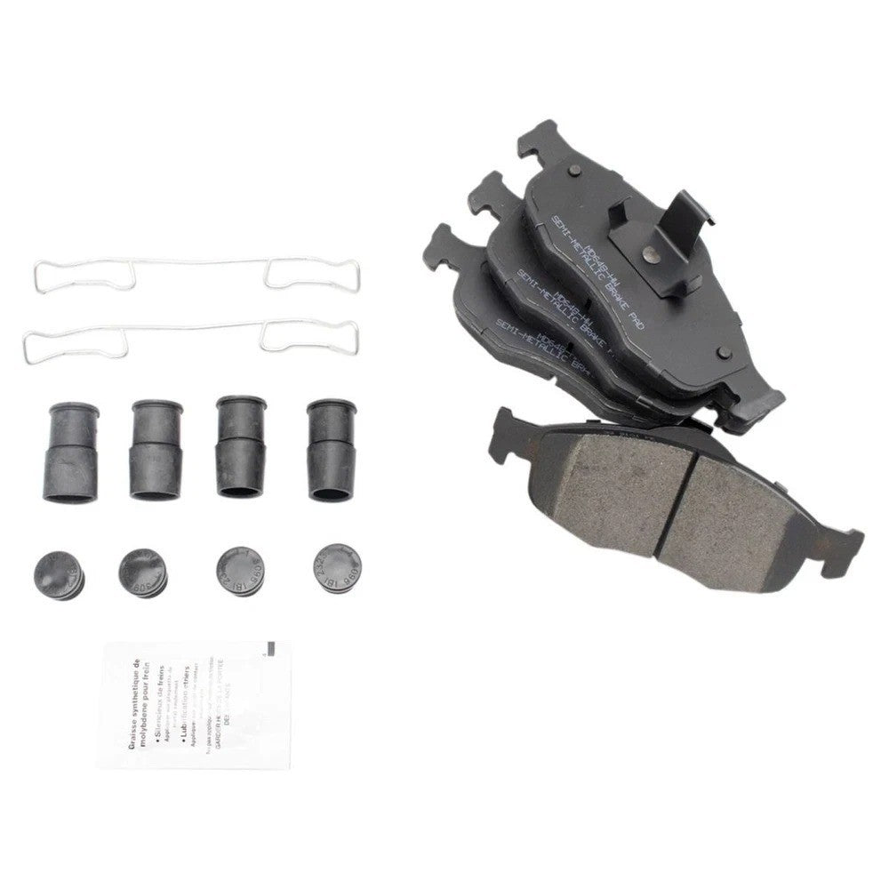 Rotor & Brake Pad Metallic Front LH RH Kit w/ Fluids for Contour Cougar Mystique