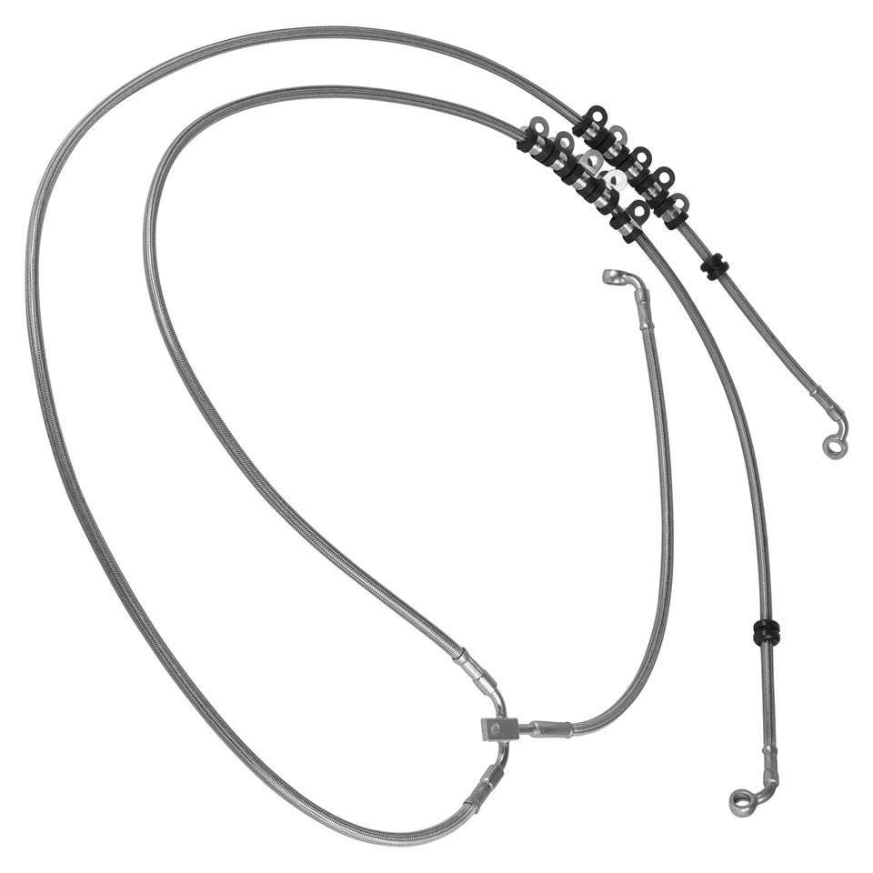 Caltric 705601495 Front Flexible Brake  Hose For Can-Am Maverick X3