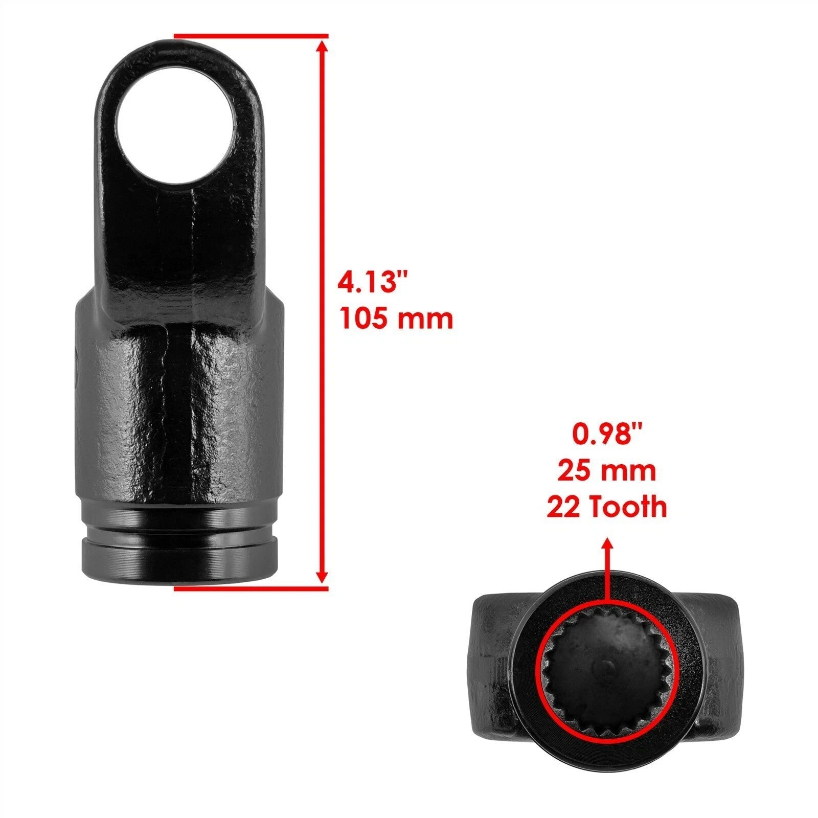 Caltric Front or Rear Drive Shaft Slip Yoke for Can-Am 705500762