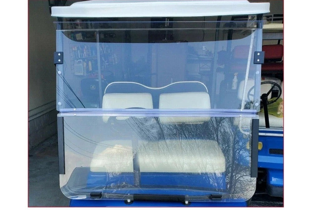 Golf Cart Folding Windshield Windscreen For Yamaha G14 G16 G19 1995-2003