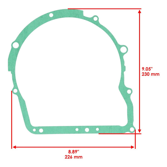 Clutch Cover Gasket for Yamaha XVZ1300Tf Royal Star 1300 Midnight Venture 02-07
