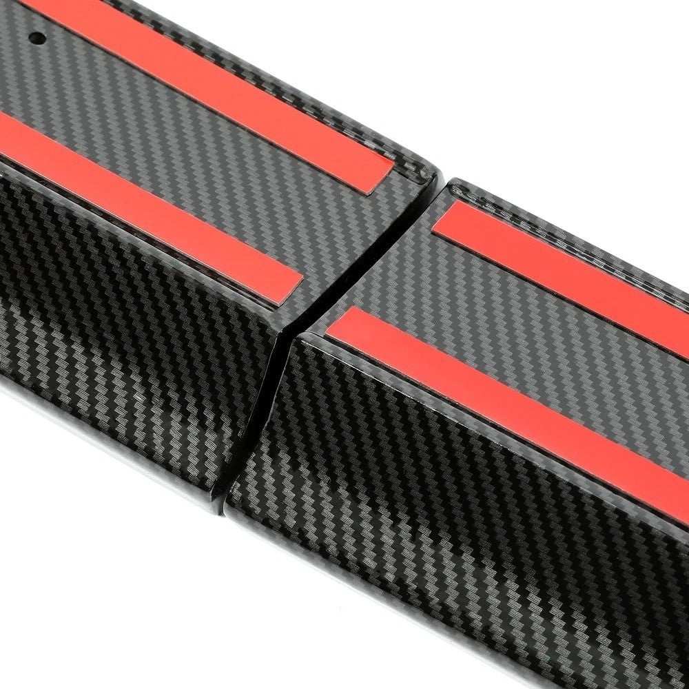 Fits 17-23 Tesla Model 3 Side Skirt Extension Rocker Panel - Carbon Fiber Print