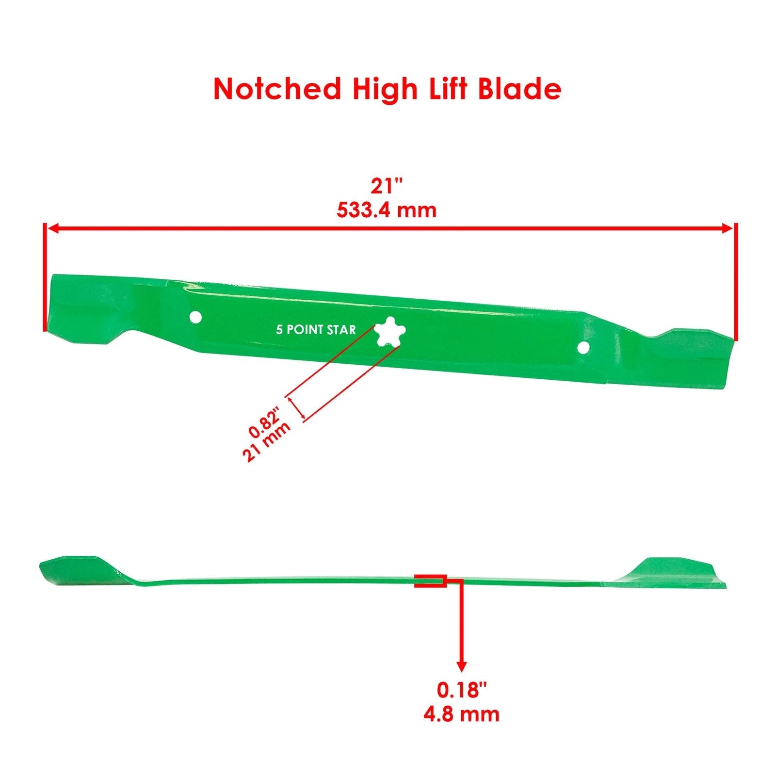 Deck Blade for Poulan PB19542LT PB20A42LT PP1242 342074B PB 22H42YT 42" 2x