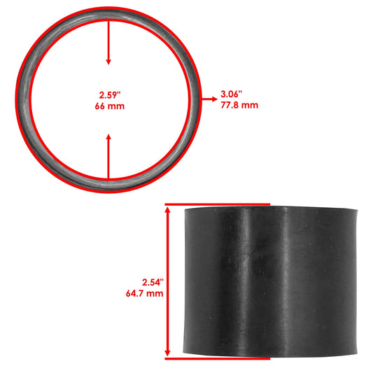 Air Outlet Flexible Adaptor Rubber for Can-Am Outlander 500 650 800 1000 2006-14